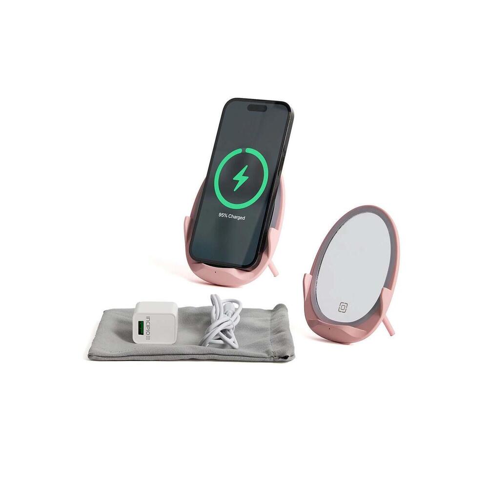 Incipio 10W Wireless Charging Mini LED Mirror